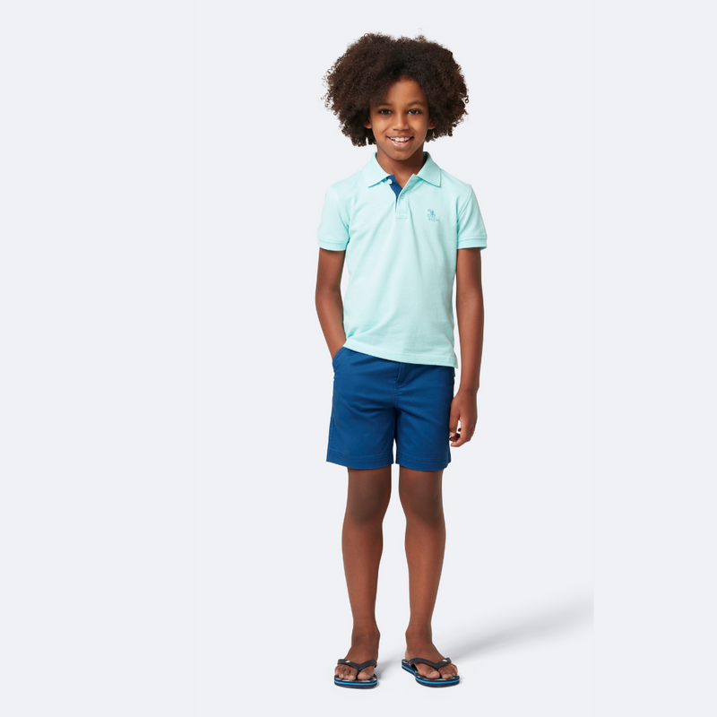 Boys wearing 2025 flip flops