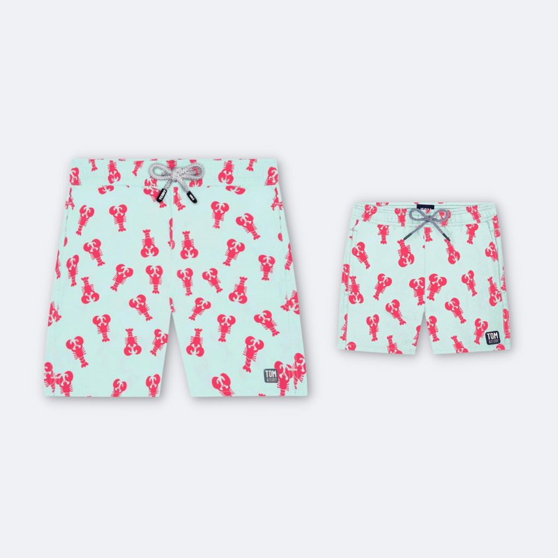 Light Blue & Berry Lobster Set