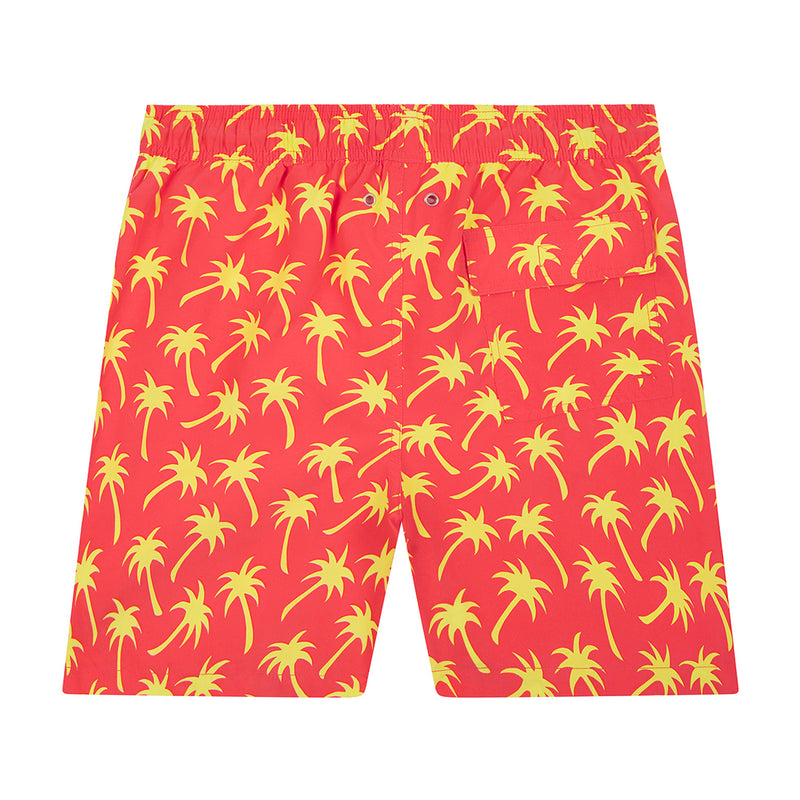 Coral & Lime Palms