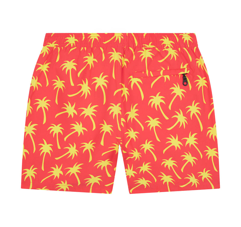 Coral & Lime Palms