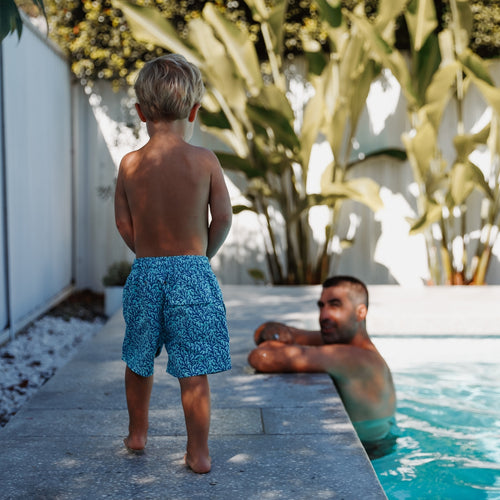 Aqua & Blue Coral Set