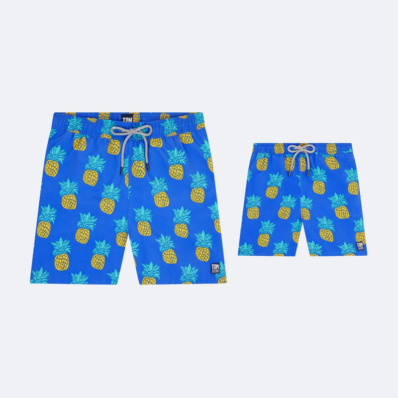 Blue & Yellow Pineapples Set