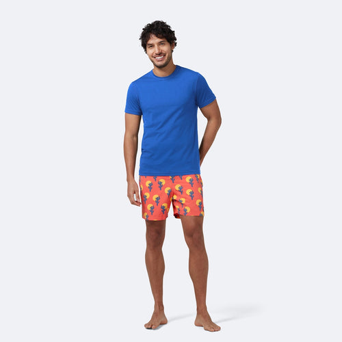 Nautical Blue Short Sleeve Rash Guard