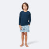 Solid Deep Blue Long Sleeve