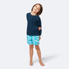 Solid Deep Blue Long Sleeve
