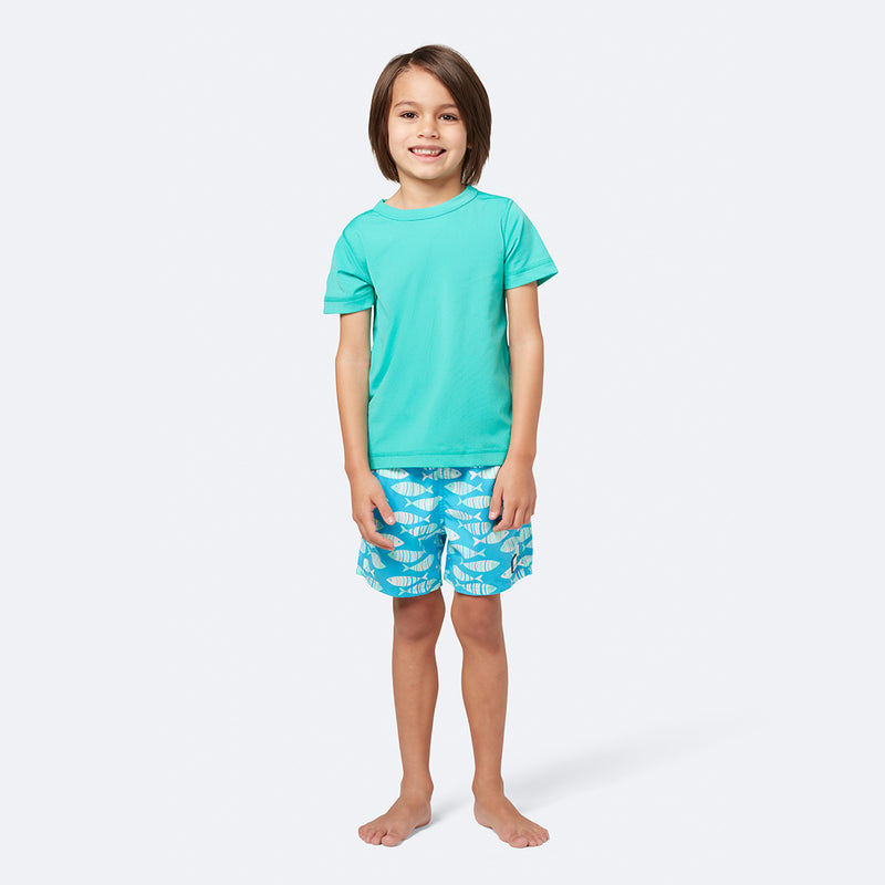 Spearmint Short Sleeve Rash Guard