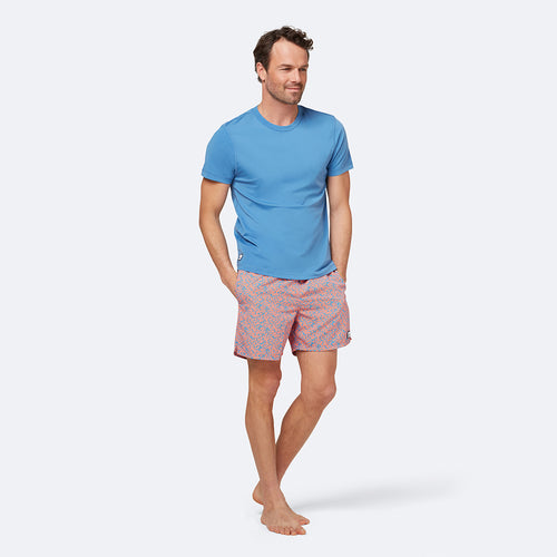 Mid Blue & Orange Coral