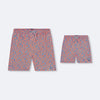 Mid Blue & Orange Coral Set